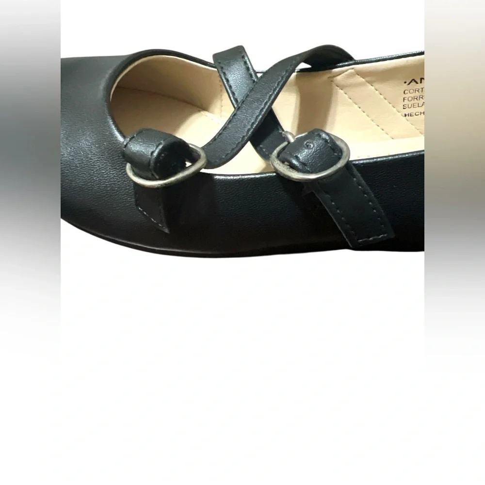 ANDREA Black Kids Dress Shoes Size -5